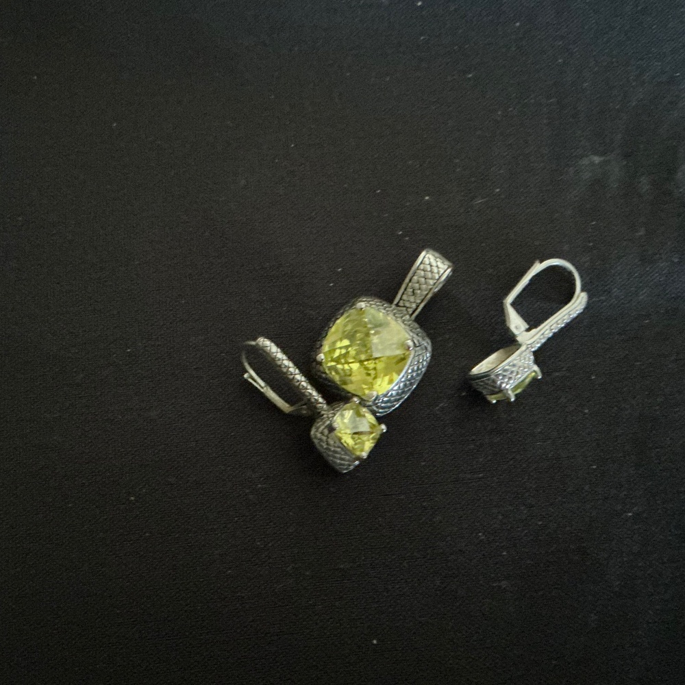 Citrine jewelry set